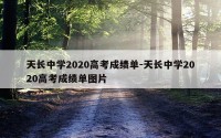 天长中学2020高考成绩单-天长中学2020高考成绩单图片