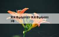 天长市gdp2022-天长市gdp2023年
