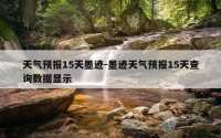 天气预报15天墨迹-墨迹天气预报15天查询数据显示