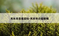 天长市百度百科-天长市介绍视频